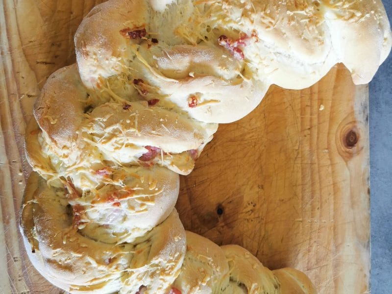 Cliquez pour zoomer ! Brioche salée jambon fromage Thermomix par carrera06