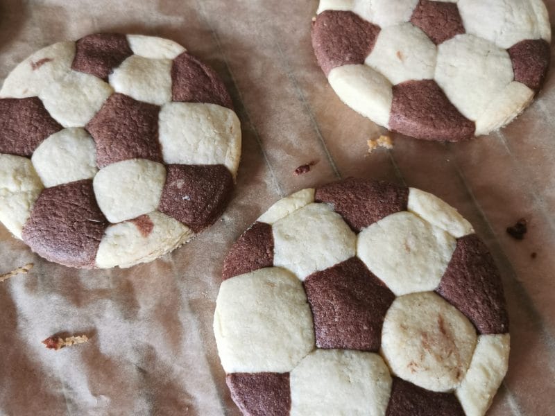 Cliquez pour zoomer ! Biscuits ballon de foot Thermomix par carrera06