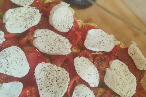 Cliquez pour zoomer ! Gratin de tortellini tomate mozzarella Thermomix par emydeve