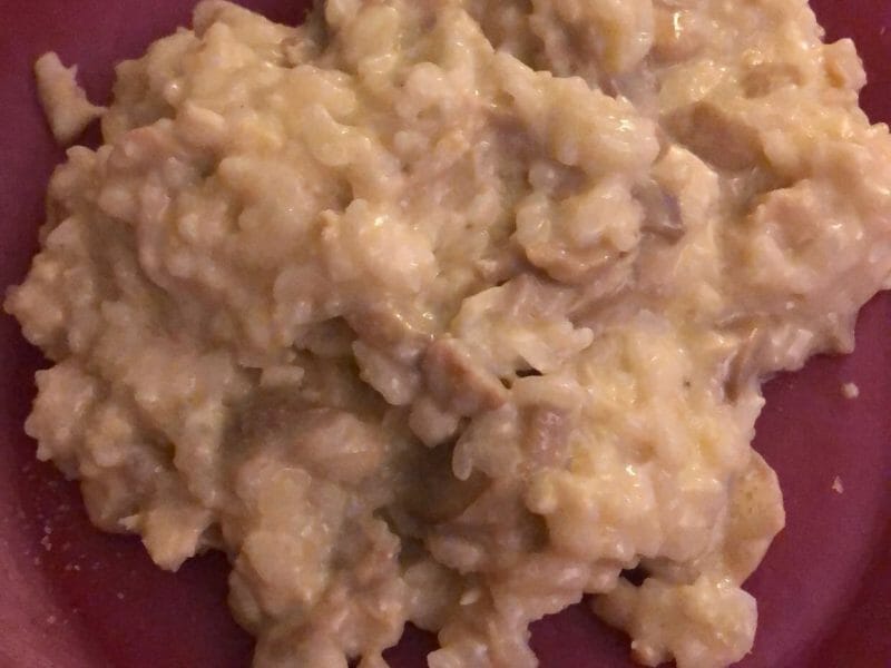 Cliquez pour zoomer ! Risotto poulet et champignons Thermomix par burki04