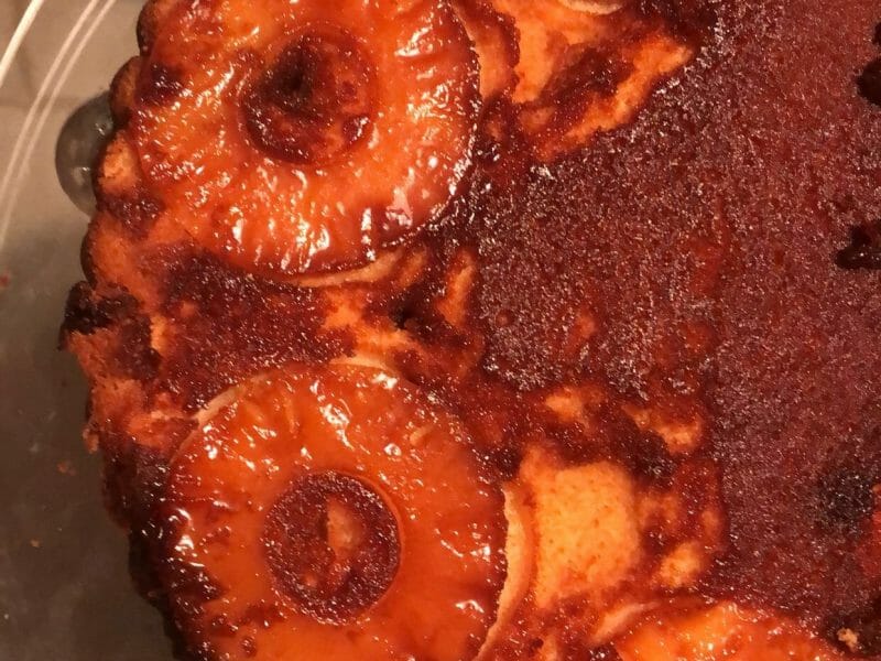 Cliquez pour zoomer ! Gâteau renversé à l’ananas Thermomix par burki04