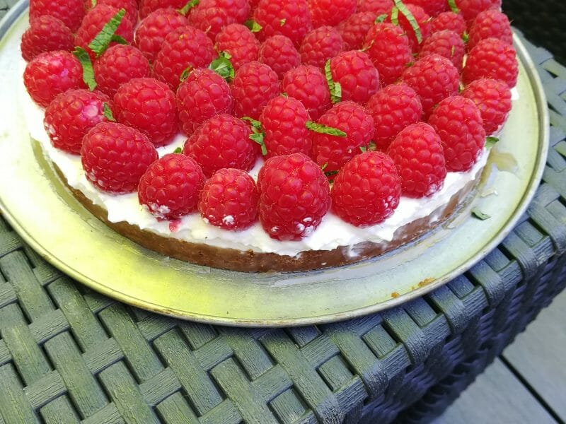 Cliquez pour zoomer ! Tarte aux fraises sans cuisson Thermomix par isarno