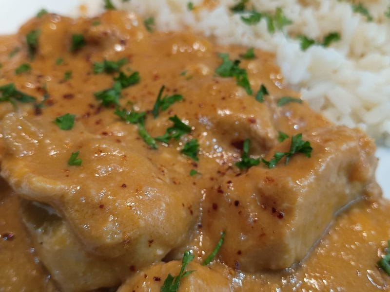 Cliquez pour zoomer ! Effiloché de poulet aux cacahuètes Thermomix par mariepierrecuisine