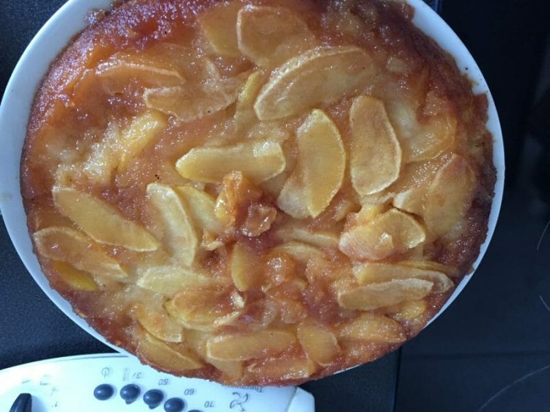 Cliquez pour zoomer ! Gâteau renversé aux pommes caramélisées Thermomix par SCSC