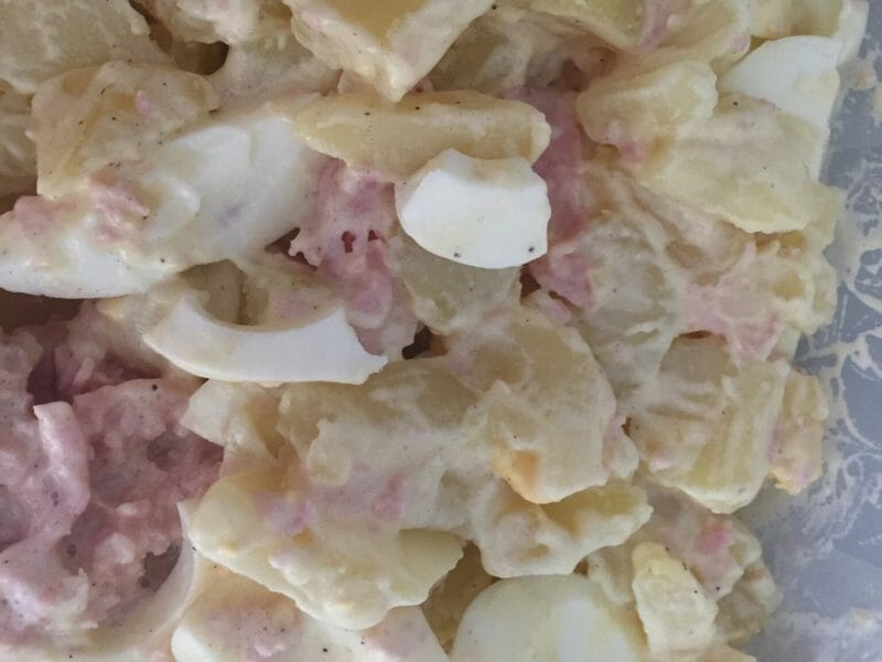 Cliquez pour zoomer ! Salade de pommes de terre au bacon Thermomix par SCSC