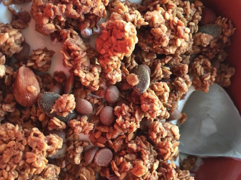 Cliquez pour zoomer ! Granola au chocolat Thermomix par SCSC