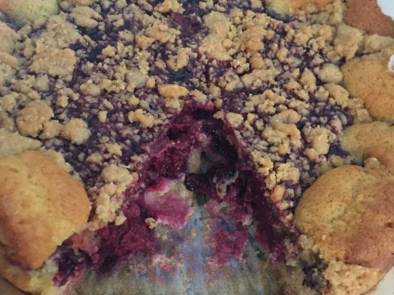 Cliquez pour zoomer ! Crumb cake framboises Thermomix par SCSC