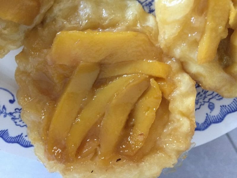 Cliquez pour zoomer ! Tarte tatin à la mangue Thermomix par SCSC