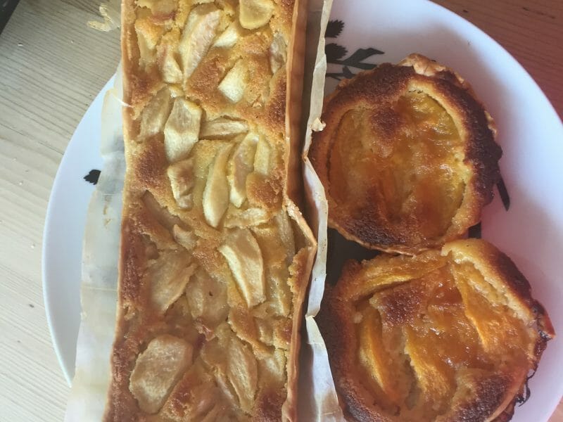 Cliquez pour zoomer ! Tarte aux pêches jaunes et pistache Thermomix par SCSC