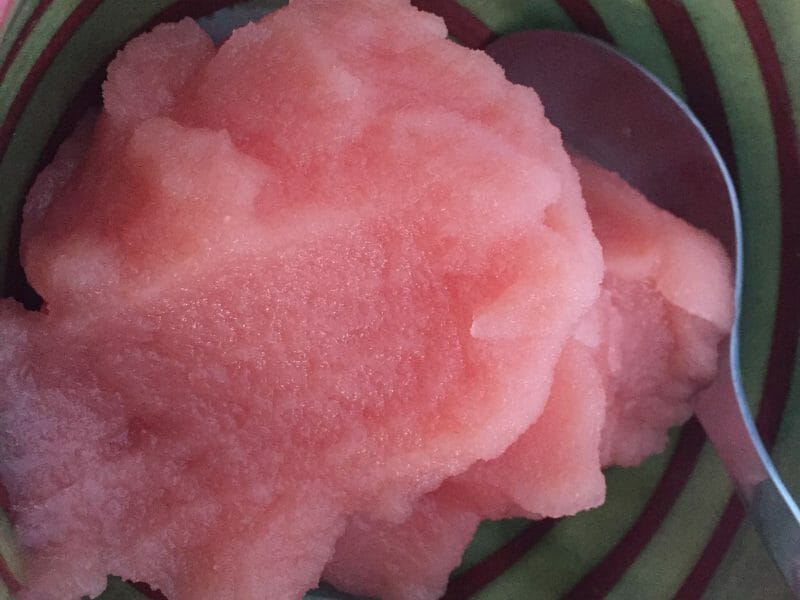 Cliquez pour zoomer ! Sorbet à la pastèque Thermomix par SCSC