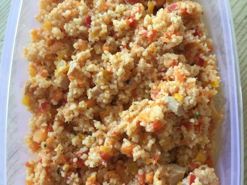 Cliquez pour zoomer ! Salade de couscous façon taboulé Thermomix par SCSC