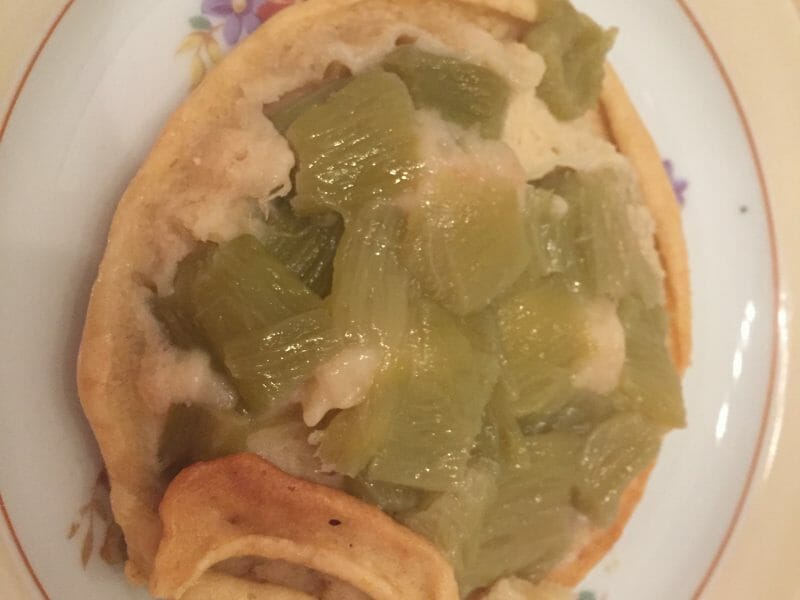 Cliquez pour zoomer ! Cobbler à la rhubarbe Thermomix par SCSC
