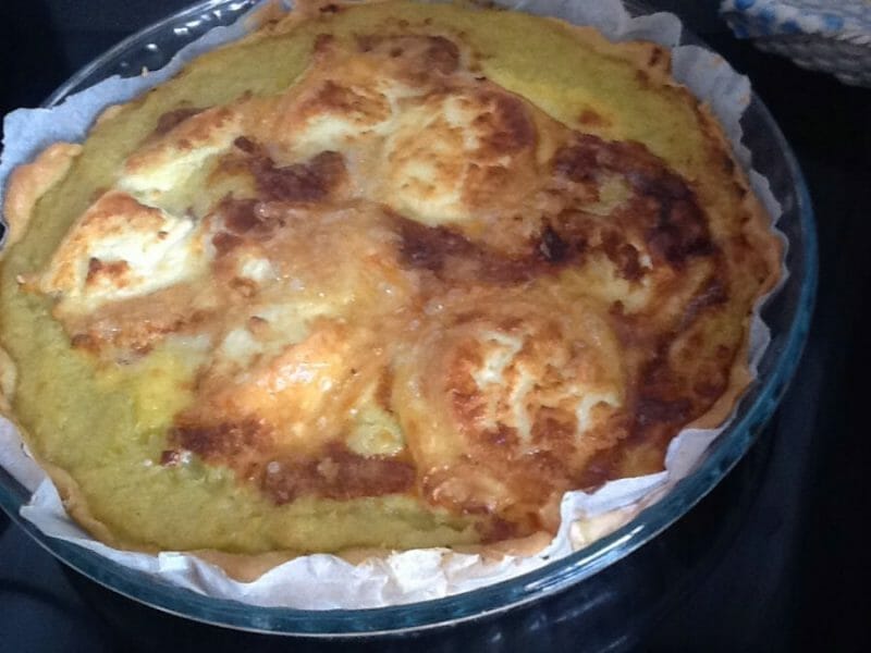 Cliquez pour zoomer ! Tarte courgette, jambon & chèvre Thermomix par SCSC