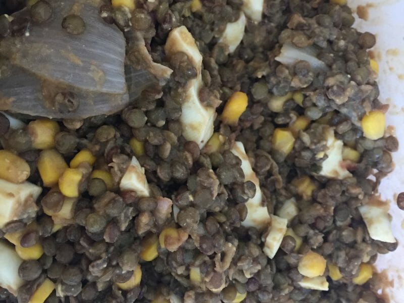 Cliquez pour zoomer ! Salade de lentilles Thermomix par SCSC