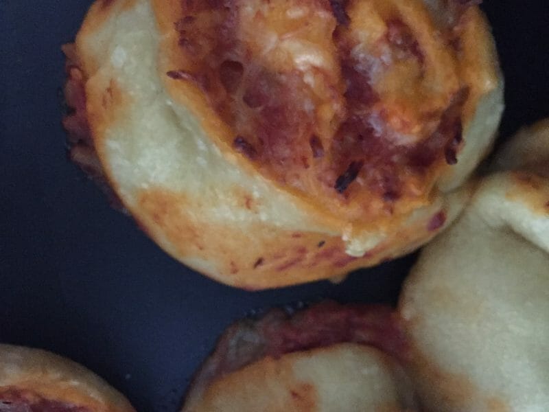 Cliquez pour zoomer ! Pizza rolls jambon champignons Thermomix par SCSC