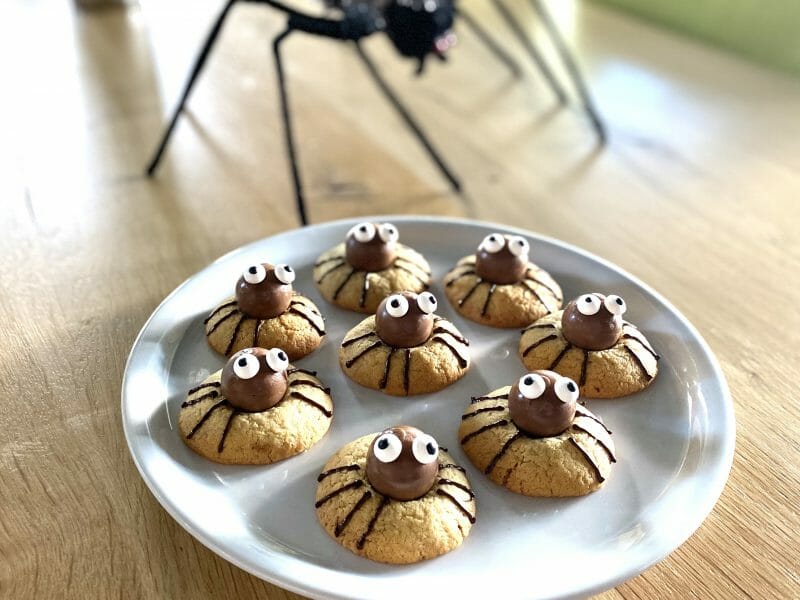 Cliquez pour zoomer ! Spider cookies (cookies araignées) Thermomix par jennifer_67720