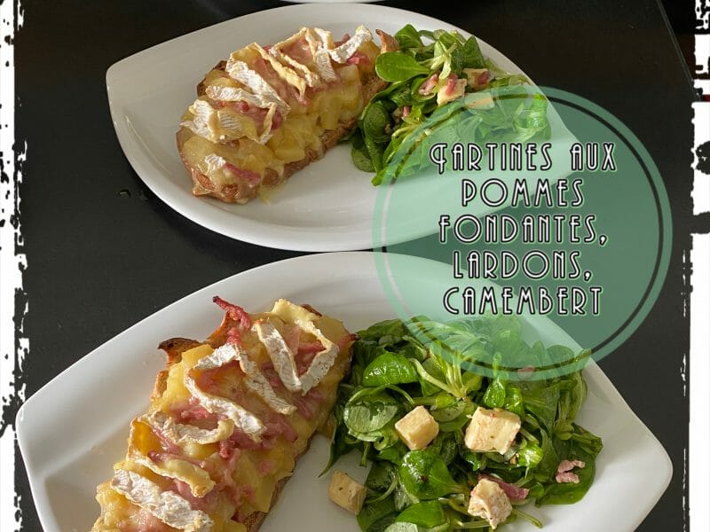 Cliquez pour zoomer ! Tartines normandes pommes et camembert Thermomix par jennifer_67720