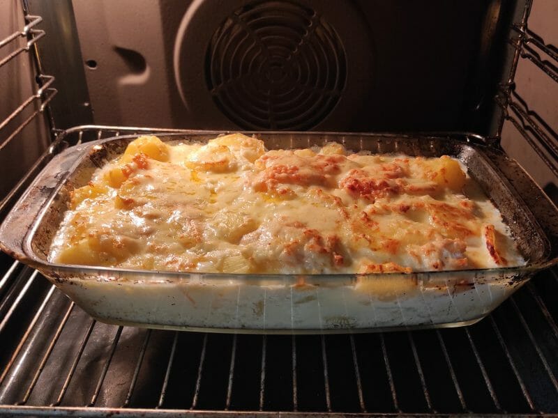 Cliquez pour zoomer ! Gratin aux deux saumons Thermomix par vero