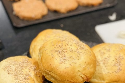 Cliquez pour zoomer ! Burger au saumon Thermomix par matt06