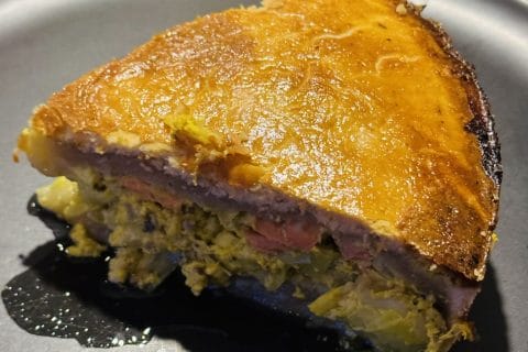 Cliquez pour zoomer ! Tourte aux poireaux et au saumon fumé Thermomix par matt06