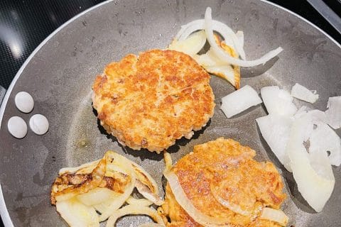 Cliquez pour zoomer ! Burger au saumon Thermomix par matt06