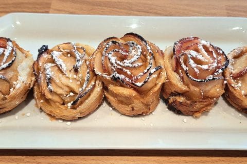 Cliquez pour zoomer ! Roses feuilletées aux pommes Thermomix par mrx380