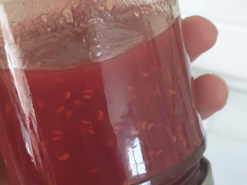 Cliquez pour zoomer ! Confiture de framboises Thermomix par Marina