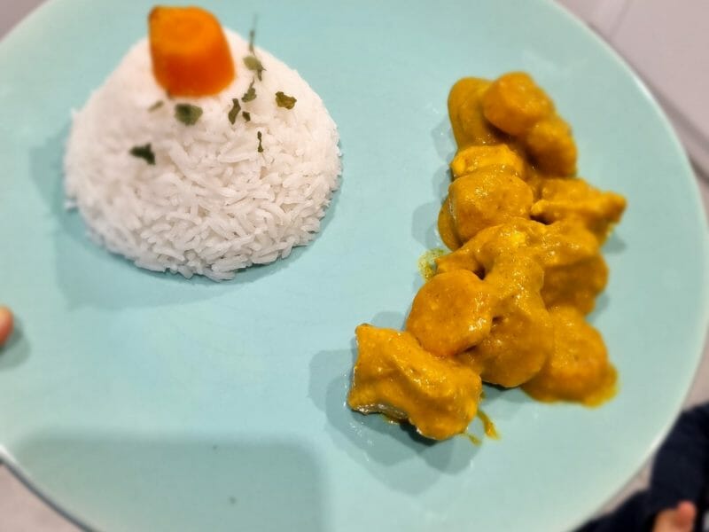 Cliquez pour zoomer ! Poulet coco aux 3 épices Thermomix par Marina