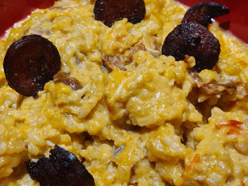 Cliquez pour zoomer ! Risotto au chorizo Thermomix par Mag30
