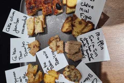 Cliquez pour zoomer ! Cake salé jambon fromage et olives Thermomix par Mag30