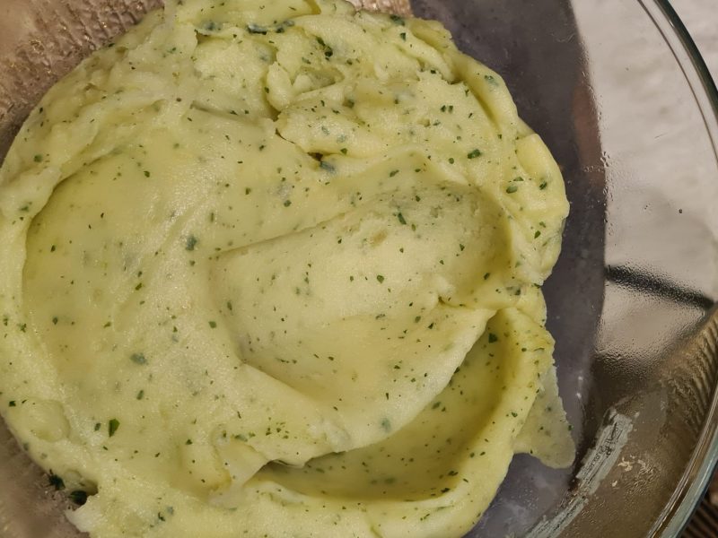 Cliquez pour zoomer ! Ecrasé de pommes de terre à l’huile d’olive Thermomix par Mag30