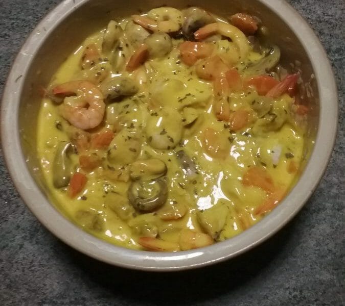 Cliquez pour zoomer ! Blanquette de lotte Thermomix par Menina31