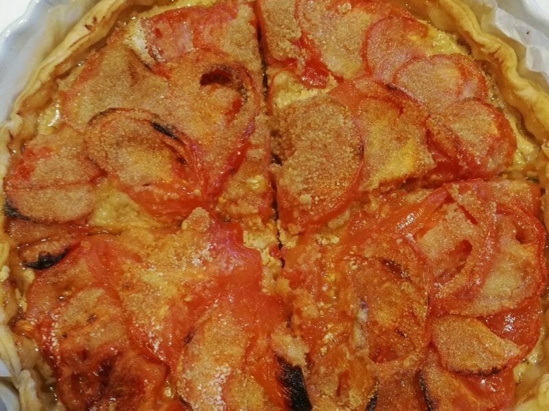 Cliquez pour zoomer ! Tarte salée façon tomates farcies Thermomix par sandra_176