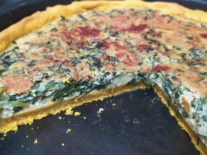 Cliquez pour zoomer ! Quiche aux fanes de radis Thermomix par islande20