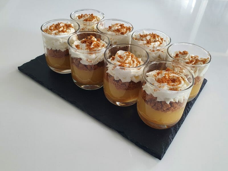 Cliquez pour zoomer ! Verrines pommes caramel et spéculoos Thermomix par emma95