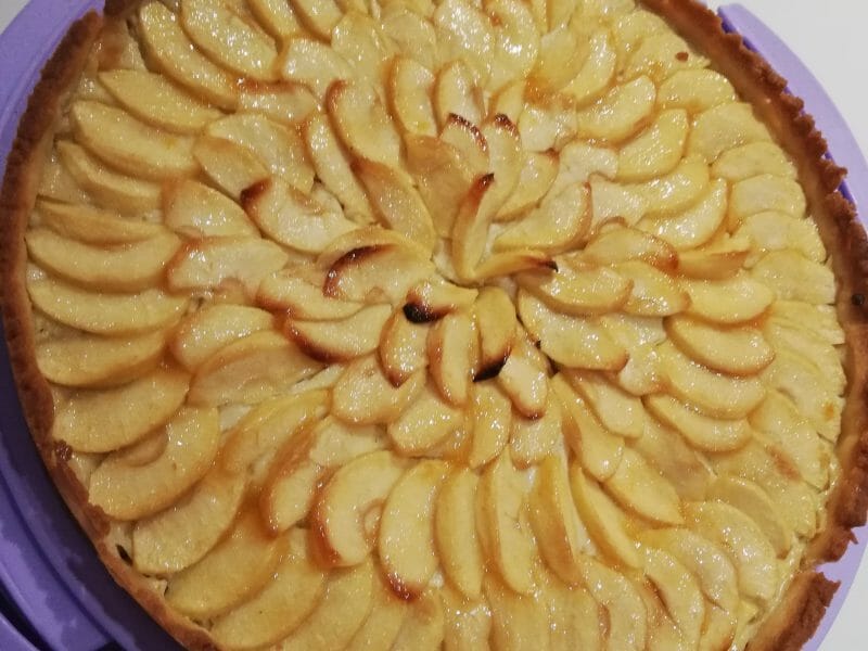 Cliquez pour zoomer ! Tarte aux pommes alsacienne Thermomix par sophie_311
