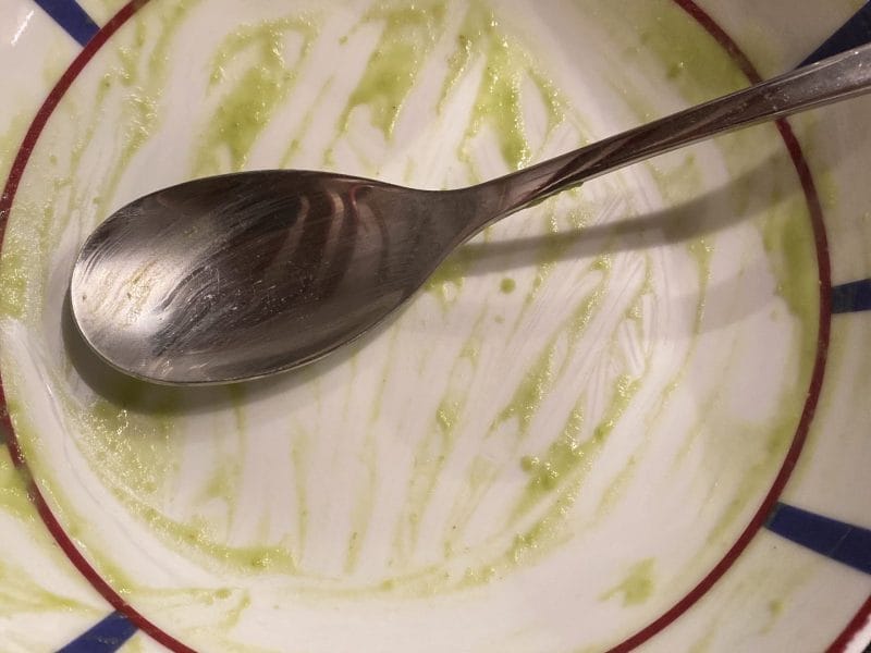 Cliquez pour zoomer ! Crème de petits pois à la mozzarella Thermomix par verolesluz