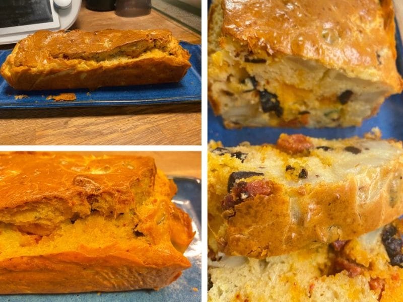 Cliquez pour zoomer ! Cake aux artichauts et tomates confites Thermomix par verolesluz