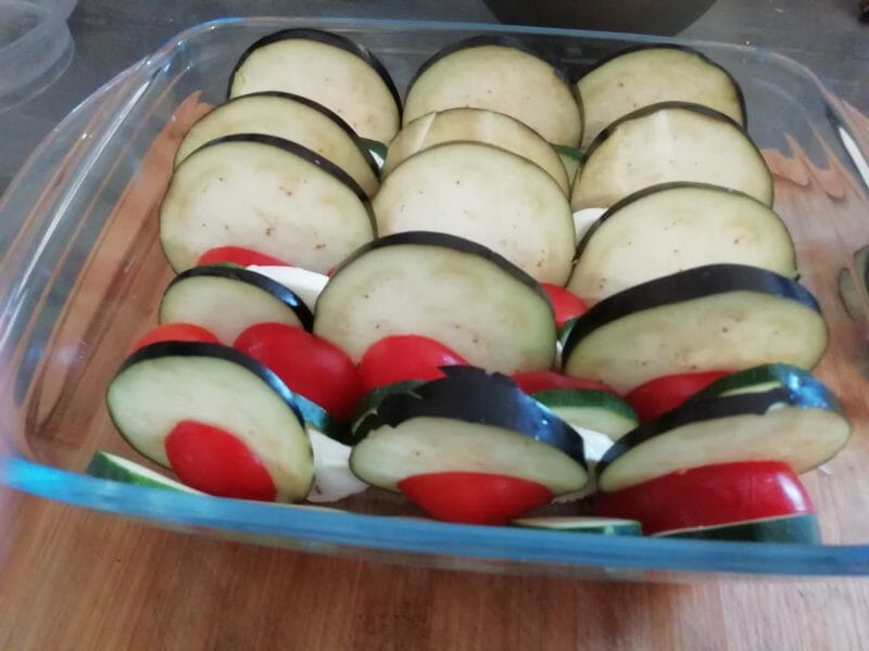 Cliquez pour zoomer ! Tian de légumes et mozarella Thermomix par azulir