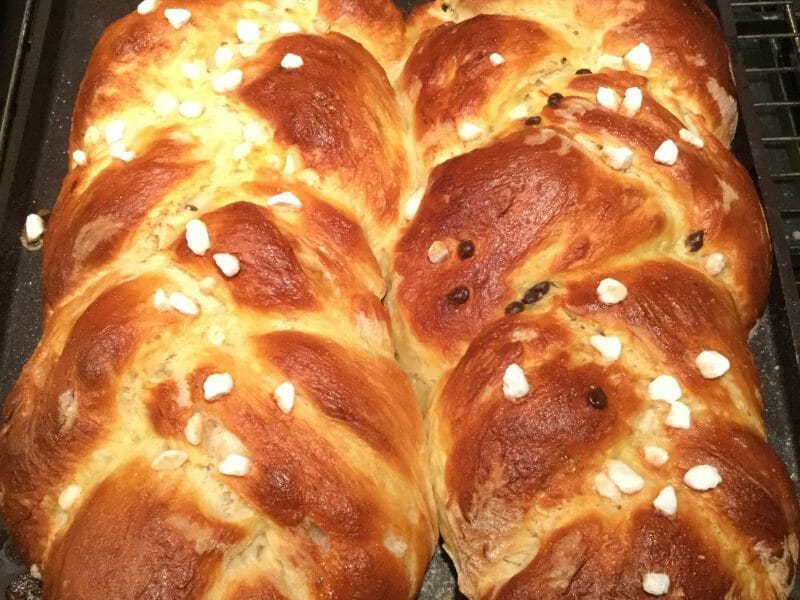 Cliquez pour zoomer ! Brioche tressée à la mie filante Thermomix par domi1379