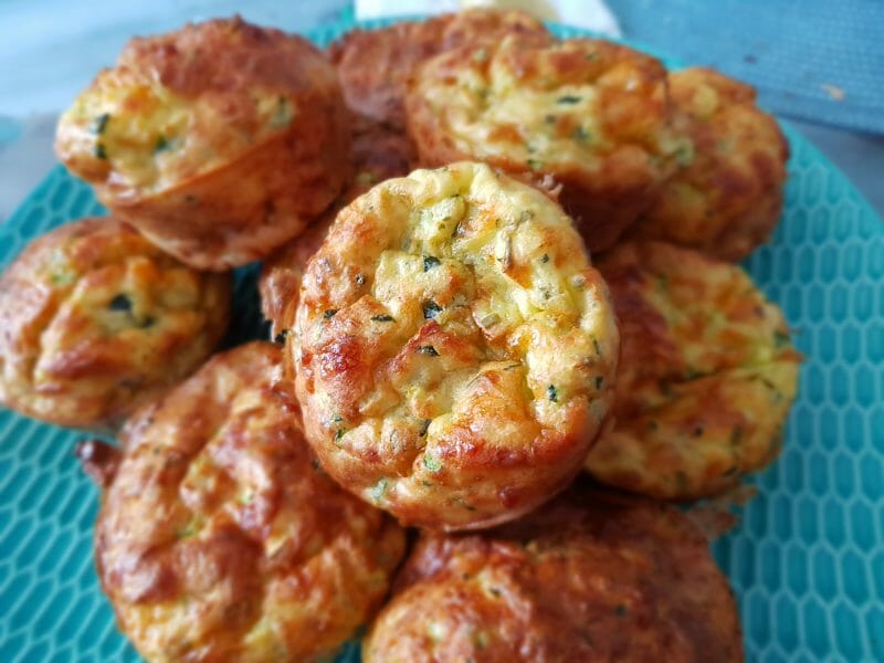 Cliquez pour zoomer ! Bouchées courgettes mozzarella Thermomix par Antoine - Justine