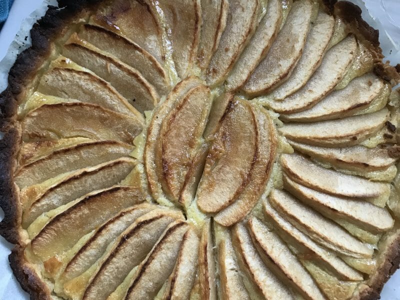 Cliquez pour zoomer ! Tarte aux pommes alsacienne Thermomix par nathalie_253