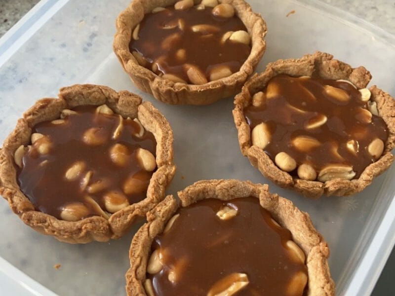 Cliquez pour zoomer ! Tartelettes chocolat et caramel beurre salé Thermomix par ktymo