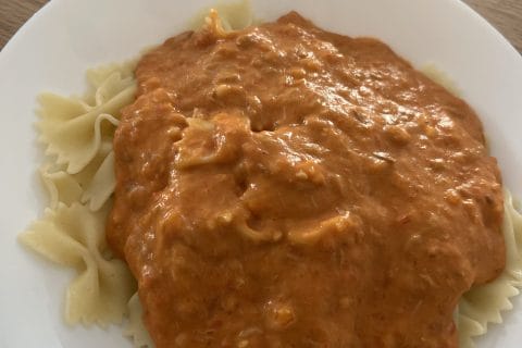 Cliquez pour zoomer ! Pâtes à la sauce au thon Thermomix par florencewu