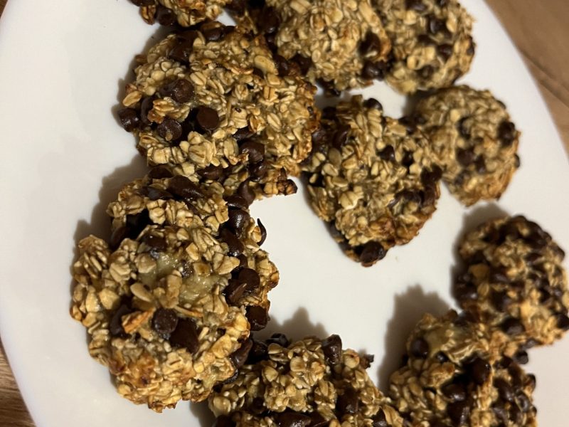 Cliquez pour zoomer ! Biscuits avoine, banane et chocolat Thermomix par florencewu