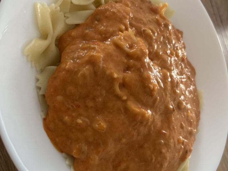 Cliquez pour zoomer ! Pâtes à la sauce au thon Thermomix par florencewu