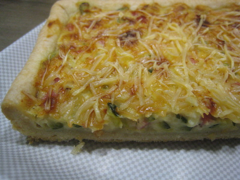 Cliquez pour zoomer ! Tarte courgette, jambon & chèvre Thermomix par candy01