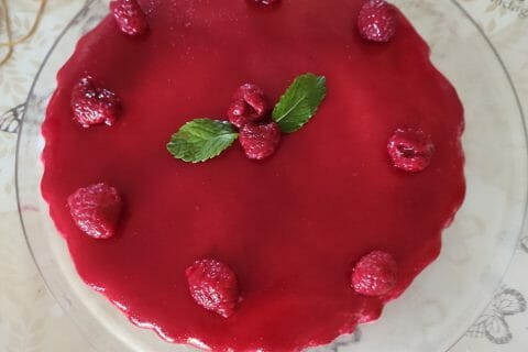 Cliquez pour zoomer ! Bavarois aux framboises Thermomix par skall2020