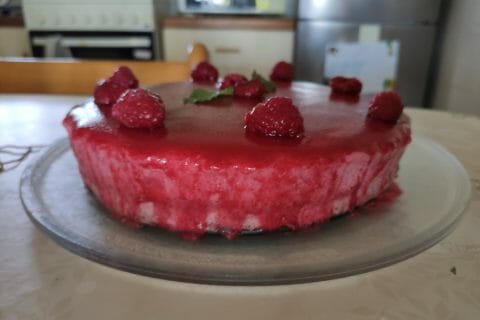 Cliquez pour zoomer ! Bavarois aux framboises Thermomix par skall2020