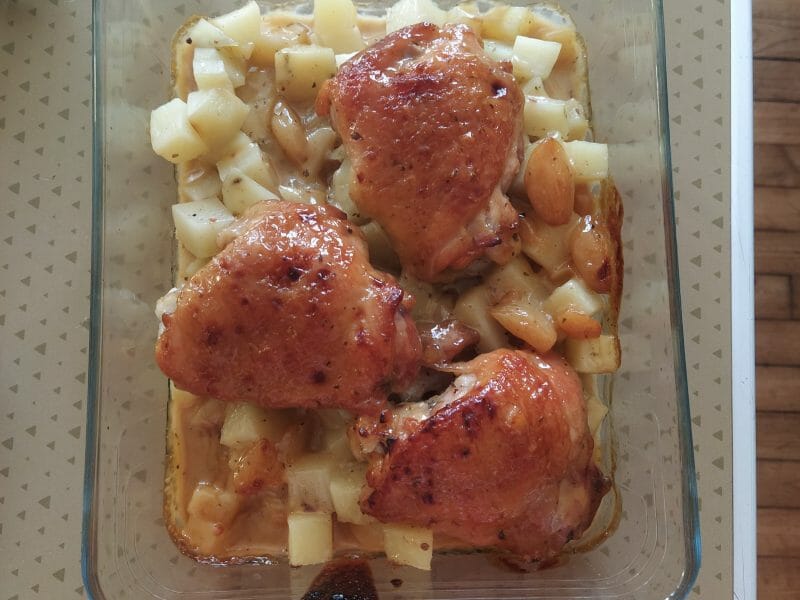 Cliquez pour zoomer ! Pollo al ajillo Thermomix par Laura